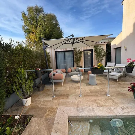 Elimia Piscine Privée&chauffée Habitación en casa particular Antibes